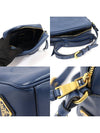 1BH089 Blue GLACE CALF gold square camera cross bag - PRADA - BALAAN 6