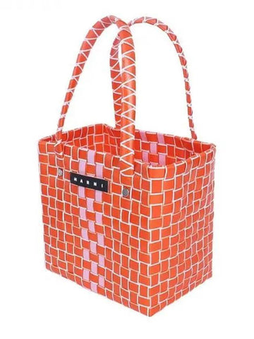 Woven Tote Bag Orange M00638 M00IW 0M429 270062 1119737 - MARNI - BALAAN 1