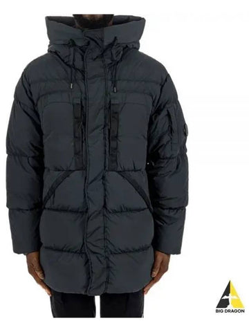 CP Company Nycra R Hooded Long Down Jacket 17CMOW173A 005864G 995 - CP COMPANY - BALAAN 1