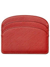 Demi Lune Card Wallet Red - A.P.C. - BALAAN 3