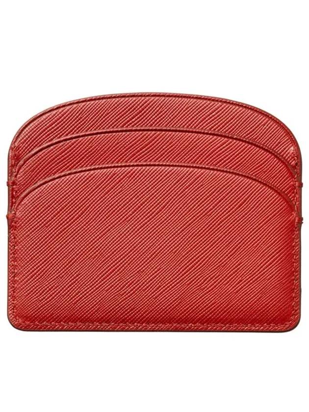 Demi Lune Card Wallet Red - A.P.C. - BALAAN 3