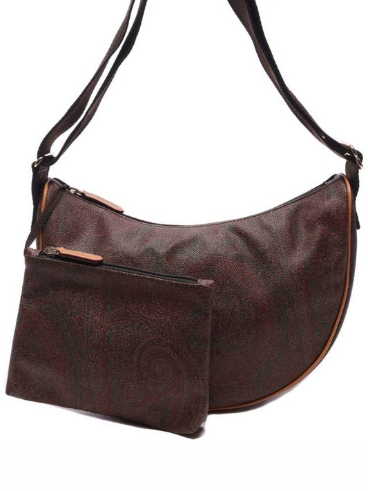 Paisley Half Moon Cross Bag Brown - ETRO - BALAAN 2