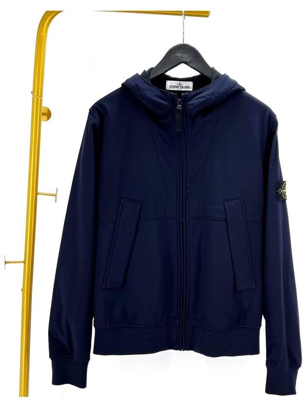 Softshell hooded jacket navy L size - STONE ISLAND - BALAAN 3