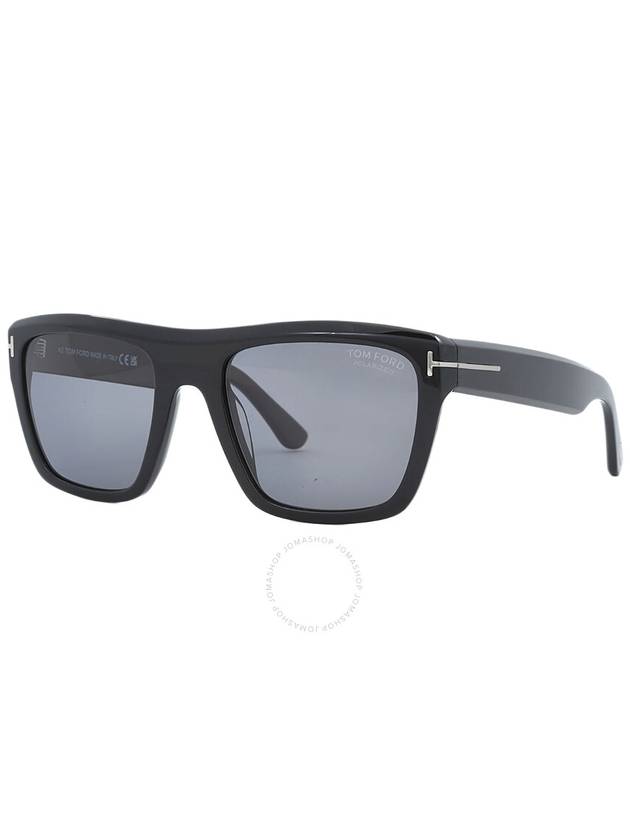 Tom Ford Alberto Polarized Smoke Browline Men's Sunglasses FT1077-N 01D 55 - TOM FORD - BALAAN 3