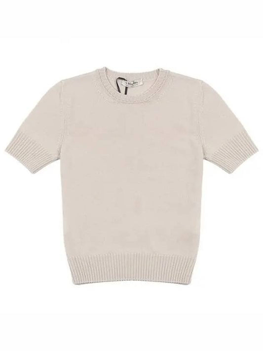 Berge wool women s short sleeve knit 9361021 001 1020287 - MAX MARA - BALAAN 1