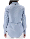 Button Down Cotton Oxford Long Sleeve Shirt Light Blue - THOM BROWNE - BALAAN 5