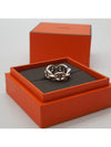 Small Chaine D'Ancre Enchainee Ring Silver - HERMES - BALAAN 5