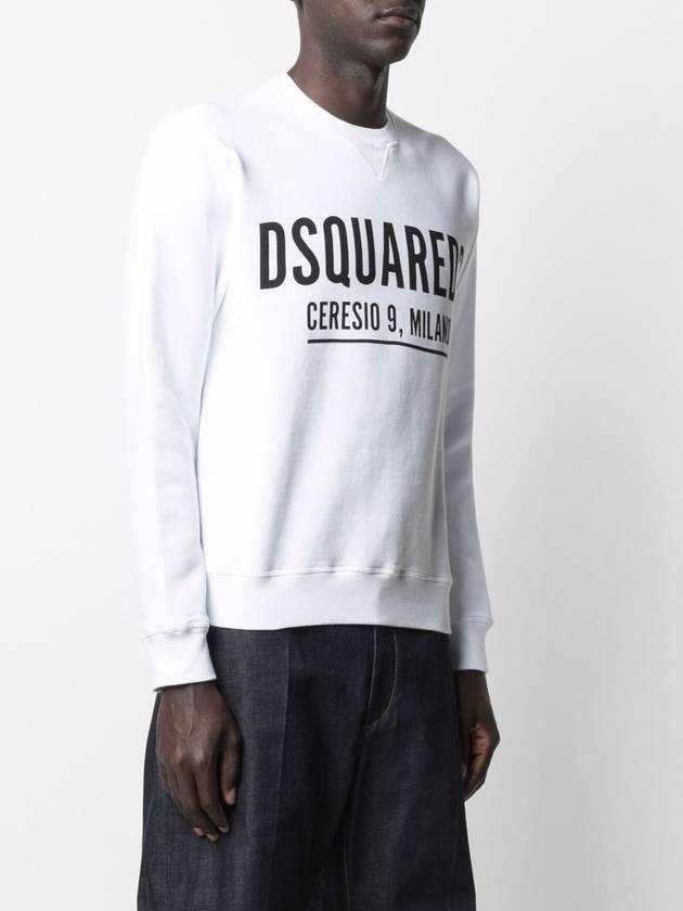 Dsquared logo print sweatshirt white S71GU0448S25516 EX S25042 - DSQUARED2 - BALAAN 3