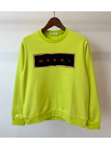 Kids Sweatshirt M01223 M00NF 0M220 Lime 14A - MARNI - BALAAN 1