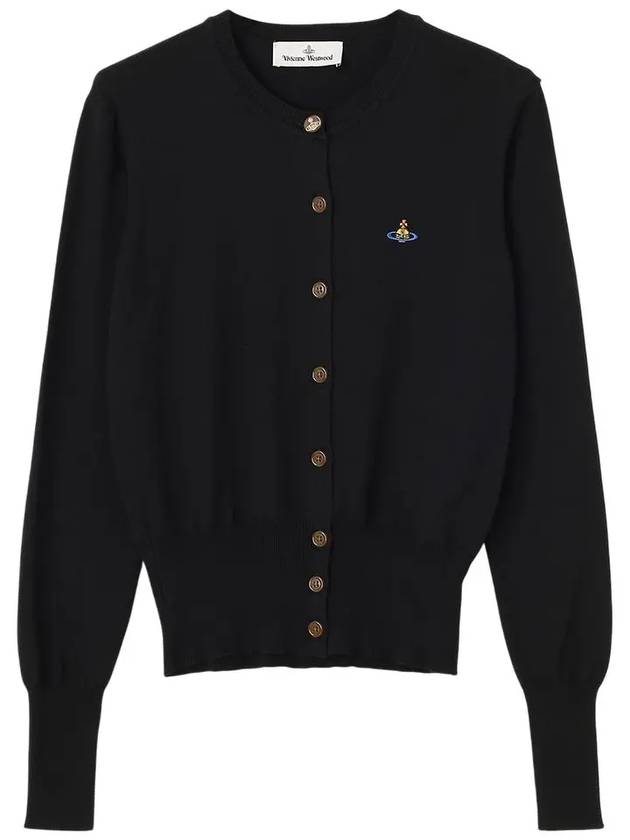 All sizes Bea cardigan cashmere cotton black 1803002P - VIVIENNE WESTWOOD - BALAAN 4