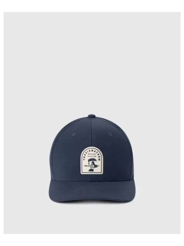 TRAVISMATHEW Denim Style Flex Fit Golf Cap Navy - TRAVIS SCOTT - BALAAN 1