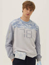 MA1 sleeve round neck long sleeve t-shirtBL - BLUDOT - BALAAN 1