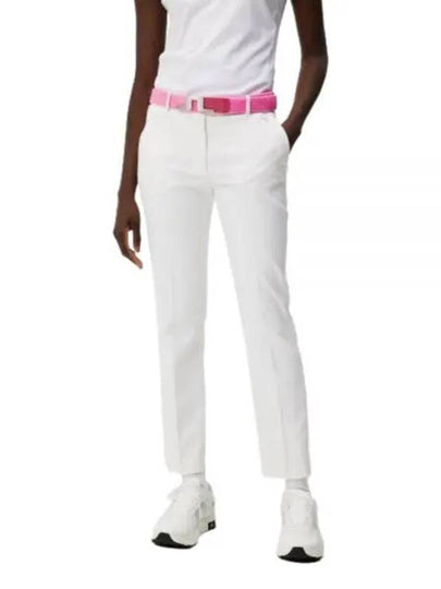 Pia Mid-Rise Crop Pants White - J.LINDEBERG - BALAAN 2