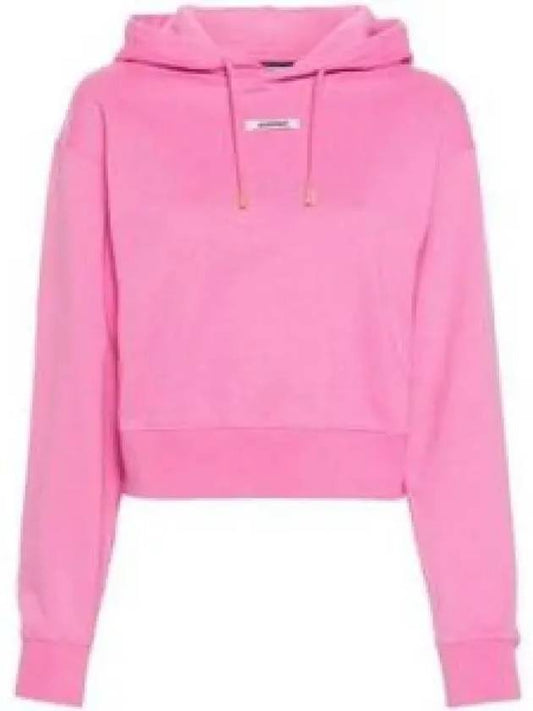 Le Sweatshirt Gros Grain Cotton Hoodie Pink - JACQUEMUS - BALAAN 2