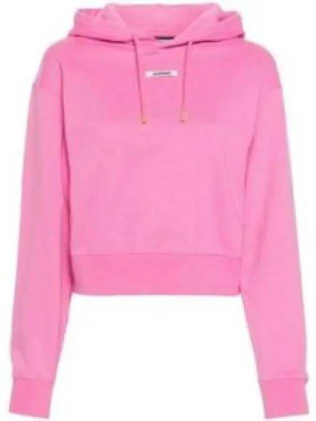 Le Sweatshirt Gros Grain Cotton Hoodie Pink - JACQUEMUS - BALAAN 2