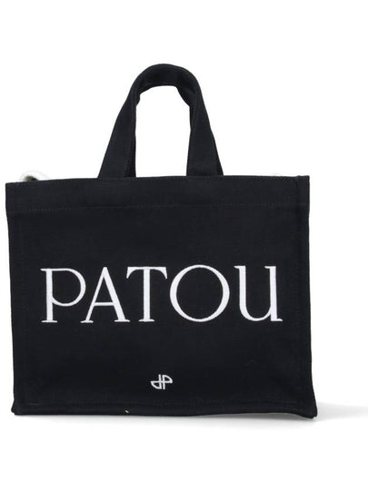 Logo Small Tote Bag Black - PATOU - BALAAN 2