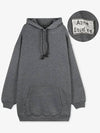 Back Label Patch Hooded Top Black - ACNE STUDIOS - BALAAN 3