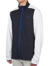 Melker Mid Layer Zip-Up Jacket Navy - J.LINDEBERG - BALAAN 4