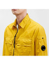 Chrome R Lens Wappen Overshirt Zip-Up Jacket Yellow - CP COMPANY - BALAAN 5