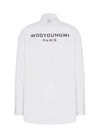 White Cotton Back Logo Shirt W243SH07811W - WOOYOUNGMI - BALAAN 1