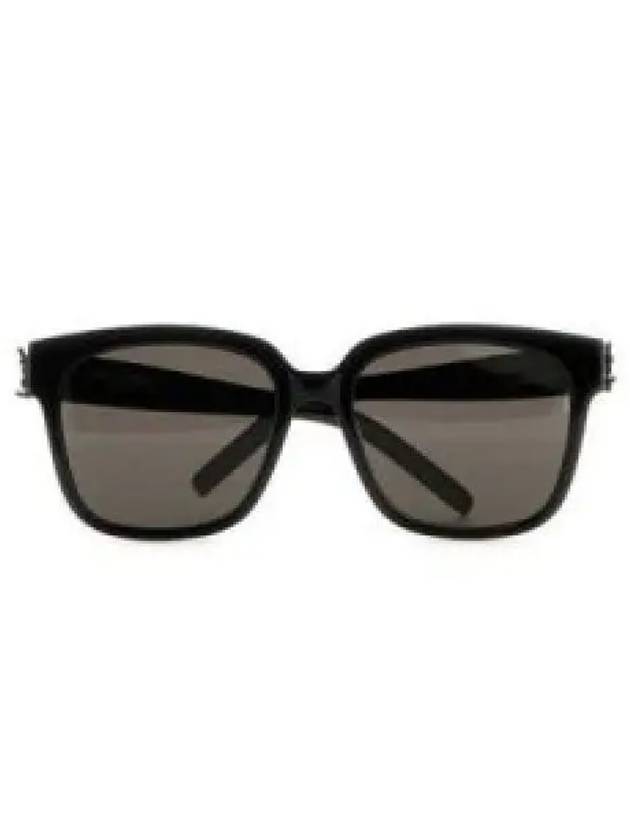 Eyewear Logo Plaque Acetate Sunglasses Black - SAINT LAURENT - BALAAN 2