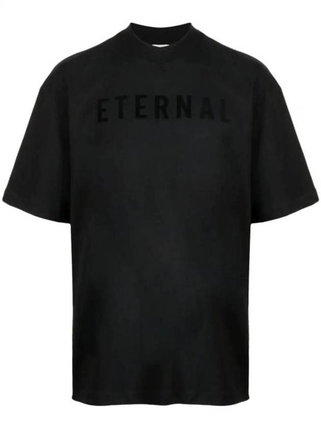 Men's Eternal ETERNAL Crew Neck Short Sleeve T-Shirt Black - FEAR OF GOD - BALAAN 1