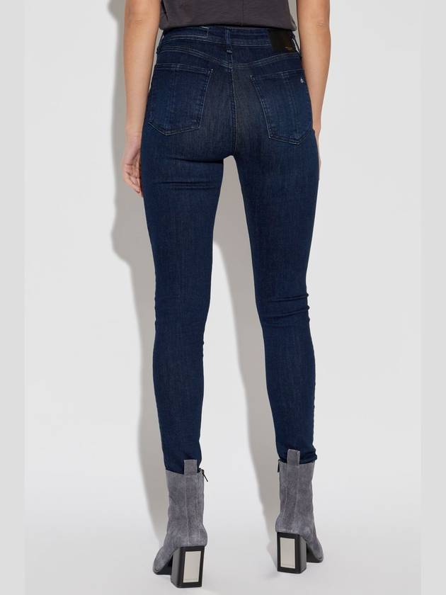 Rag & Bone  Nina High-waisted Jeans, Women's, Navy Blue - RAG & BONE - BALAAN 4