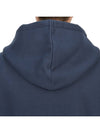 Tonal Fox Head Patch Comfort Zip Up Hoodie Ink Blue - MAISON KITSUNE - BALAAN 10