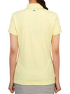 Women's Golf Tour Tech Polo Shirt Wax Yellow - J.LINDEBERG - BALAAN 4