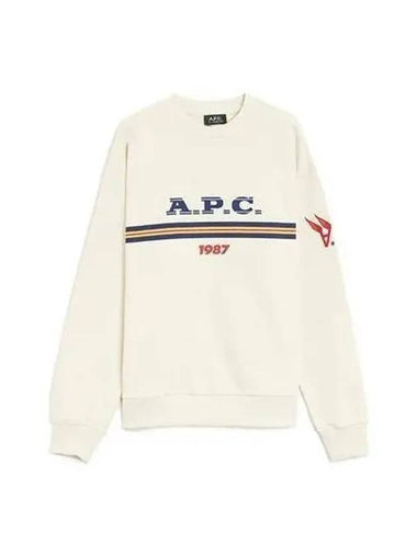 APC Adam Sweatshirt Ecru COEIP H27837 - A.P.C. - BALAAN 1