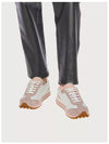 Panelled Low-Top Sneakers Pink - SALVATORE FERRAGAMO - BALAAN 4