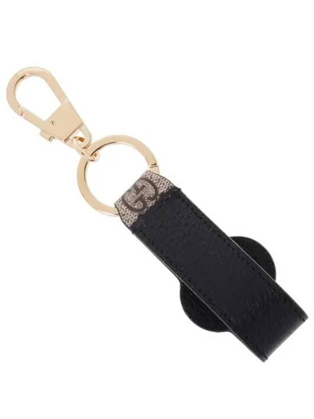 Cutout Interlocking G Key Holder Black - GUCCI - BALAAN.