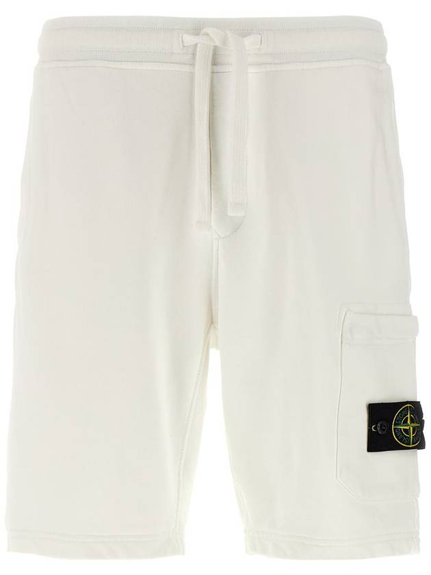 Stone Island Logo Badge Bermuda Shorts - STONE ISLAND - BALAAN 1