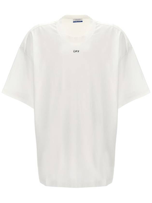 Short Sleeve T-Shirt OMAA161C99JER001 0110 White - OFF WHITE - BALAAN 2