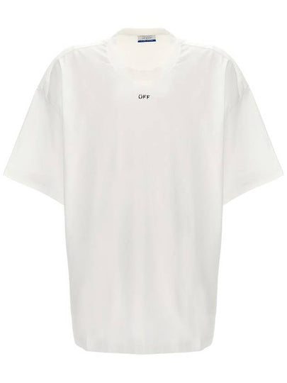 Short Sleeve T-Shirt OMAA161C99JER001 0110 White - OFF WHITE - BALAAN 2