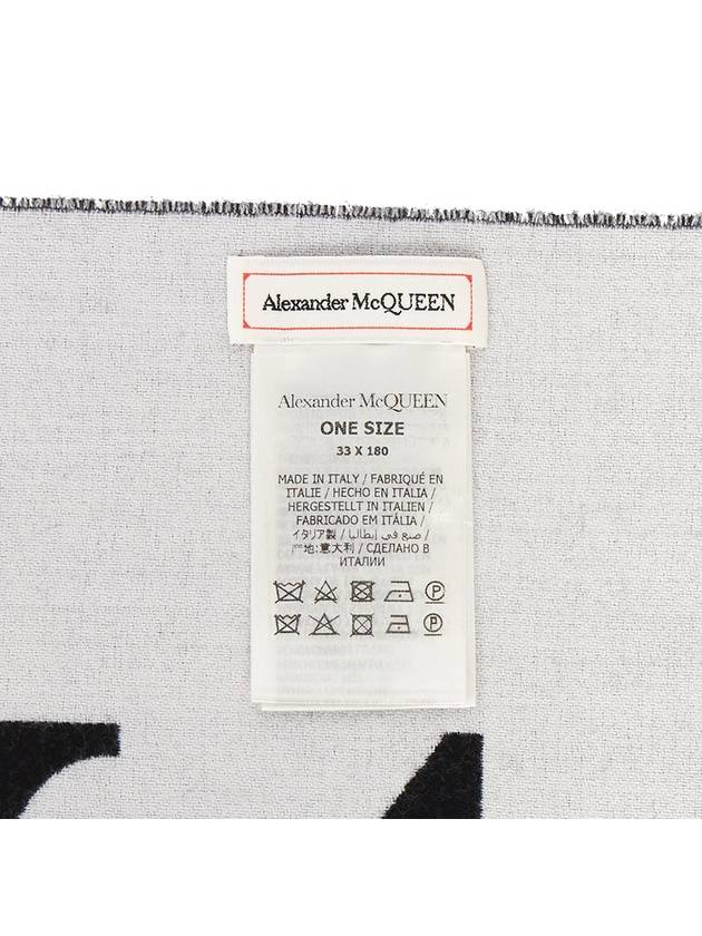 23 fw Logo Wool Scarf 7090114226Q1078 B0710399187 - ALEXANDER MCQUEEN - BALAAN.