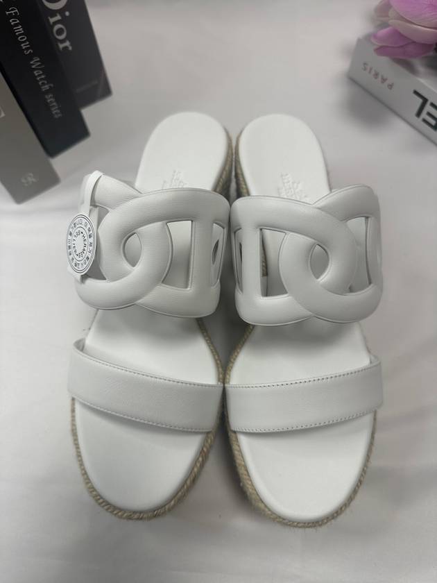 Espadu high heel sandals Idea 30 white EU38 H241230Z - HERMES - BALAAN 2