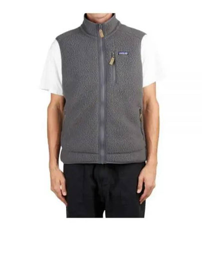 Men's Retro Pile Vest Grey - PATAGONIA - BALAAN 2