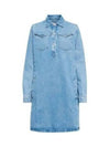 Women's Lina Denim Short Dress - A.P.C. - BALAAN 2