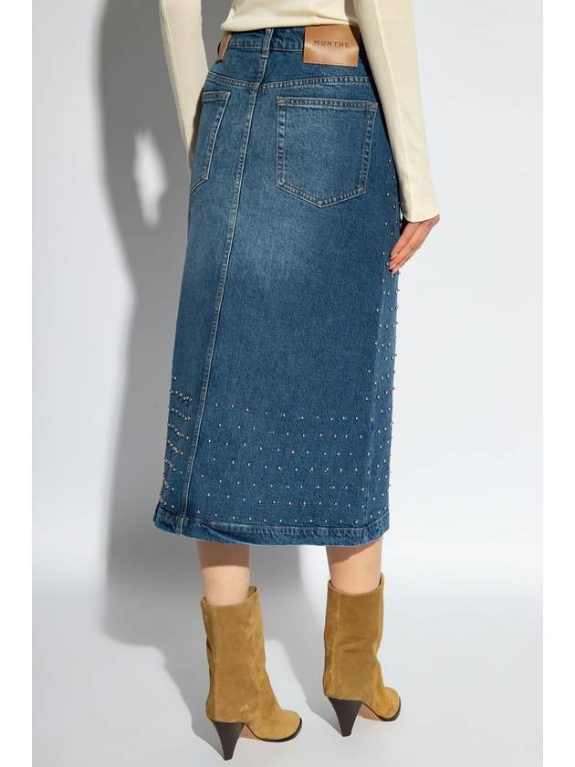 Lali denim A line skirt indigo - MUNTHE - BALAAN 5