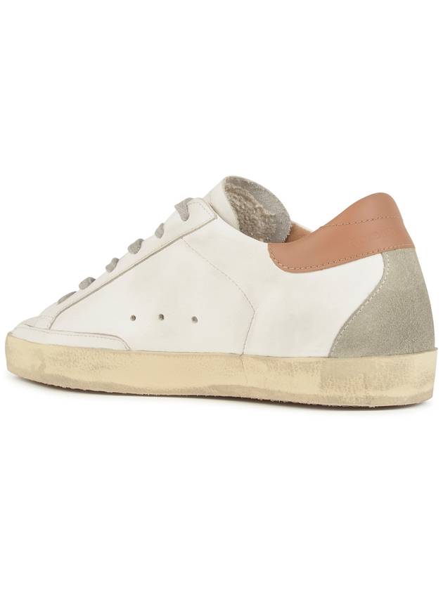 Brown Tab Superstar Classic Low Top Sneakers White - GOLDEN GOOSE - BALAAN 4