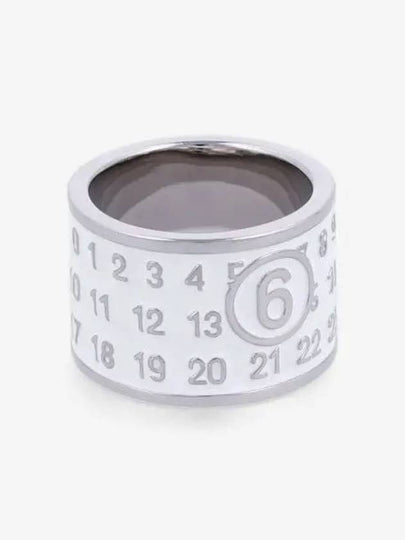 Numeric Minimal Signature Ring Silver - MAISON MARGIELA - BALAAN 2