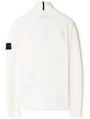 Men's Shadow Project Wappen Knit Turtleneck White - STONE ISLAND - BALAAN 3