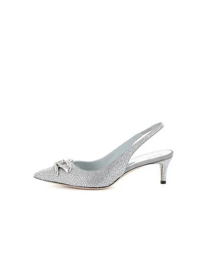 WOMEN BRAQUEL Chunky Logo Slingback Gray 271130 - GIUSEPPE ZANOTTI - BALAAN 1