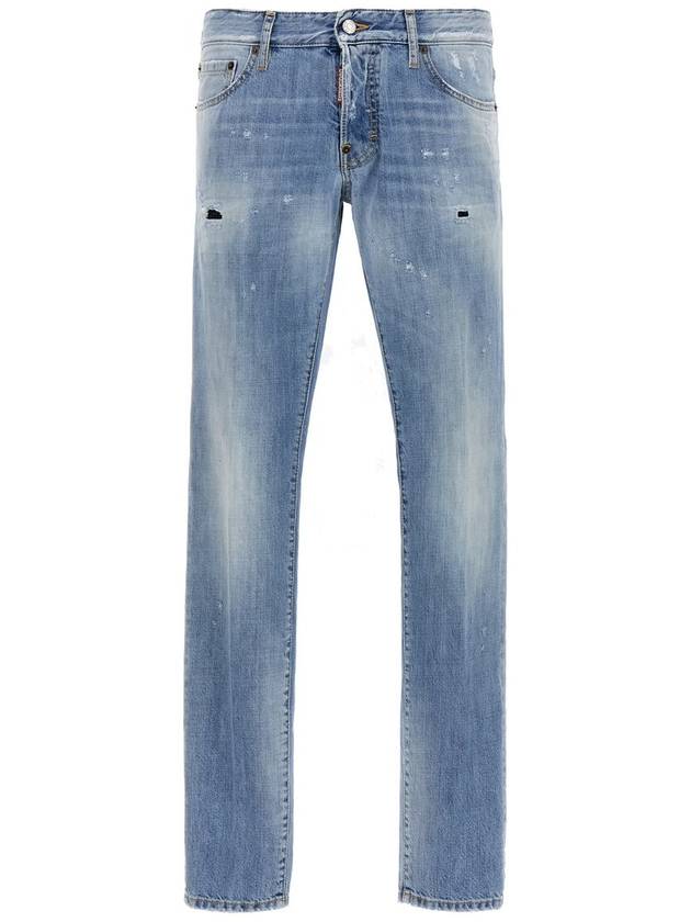 denim straight pants S74LB1321S30309 470 DENIM - DSQUARED2 - BALAAN 2