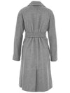 SUPERBO Belted Coat Gray 60161429 011 - MAX MARA - BALAAN 2