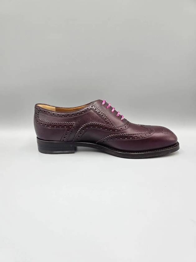 Lace up leather Oxford red - GUCCI - BALAAN 6