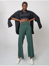 Wide Legging Pants Dark Green - ATHPLATFORM - BALAAN 6