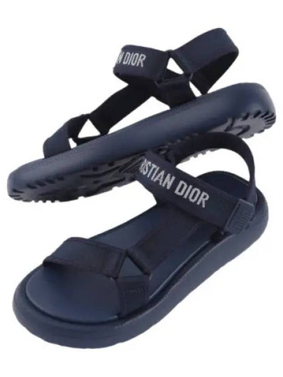 Dioriviera D Wave Sandals Black - DIOR - BALAAN 2