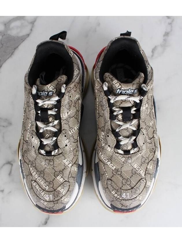 Balenciaga Hacker Triple S Ebony Sneakers 41 260 - GUCCI - BALAAN 9